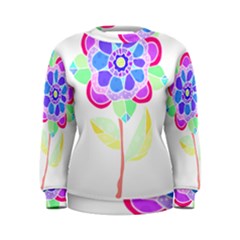 Flower Illustration T- Shirtflower T- Shirt Women s Sweatshirt by maxcute