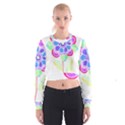 Flower Illustration T- Shirtflower T- Shirt Cropped Sweatshirt View1