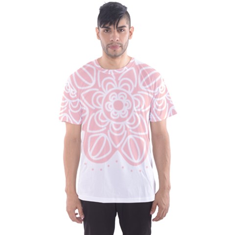 Flower Mandala T- Shirt Flower Mandala T- Shirt Men s Sport Mesh Tee by maxcute