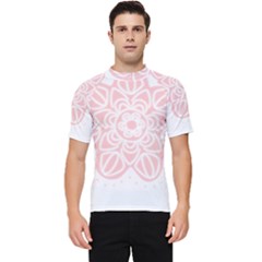 Flower Mandala T- Shirt Flower Mandala T- Shirt Men s Short Sleeve Rash Guard by maxcute