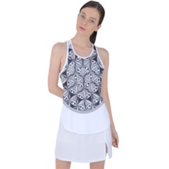 Flower Of Life T- Shirt Flower Of Life Mandala T- Shirt Racer Back Mesh Tank Top by maxcute