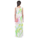 Flower Pattern T- Shirtflower T- Shirt Empire Waist Maxi Dress View2