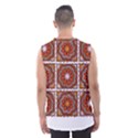 Flower T- Shirt Flower Granny Square Print T- Shirt Men s Basketball Tank Top View2