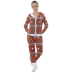 Flower T- Shirt Flower Granny Square Print T- Shirt Women s Tracksuit by maxcute