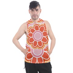 Flower T- Shirt Flower Granny Square T- Shirt Men s Sleeveless Hoodie by maxcute