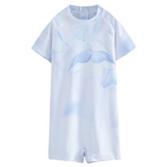 Flower T- Shirt Hellebore Flower T- Shirt Kids  Boyleg Half Suit Swimwear