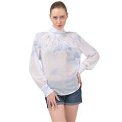 Flower T- Shirt Hellebore Flower T- Shirt High Neck Long Sleeve Chiffon Top by maxcute