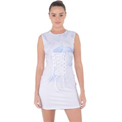 Flower T- Shirt Hellebore Flower T- Shirt Lace Up Front Bodycon Dress