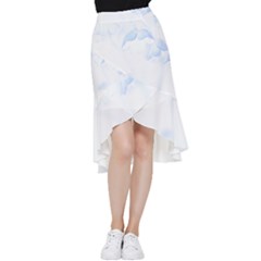 Flower T- Shirt Hellebore Flower T- Shirt Frill Hi Low Chiffon Skirt