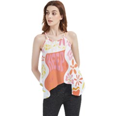 Flower T- Shirt Keep On Growing T- Shirt Flowy Camisole Tank Top by maxcute