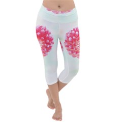 Flower T- Shirtflower T- Shirt Lightweight Velour Capri Yoga Leggings by maxcute