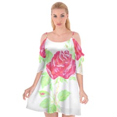 Flowers Art T- Shirtflower T- Shirt (1) Cutout Spaghetti Strap Chiffon Dress by maxcute