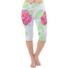 Flowers Art T- Shirtflower T- Shirt (1) Lightweight Velour Cropped Yoga Leggings by maxcute