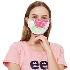 Flowers Art T- Shirtflower T- Shirt (1) Fitted Cloth Face Mask (adult) by maxcute