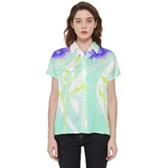 Flowers Art T- Shirtflower T- Shirt (3) Short Sleeve Pocket Shirt by maxcute