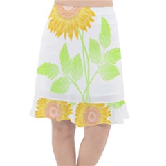 Flowers Art T- Shirtflower T- Shirt Fishtail Chiffon Skirt by maxcute