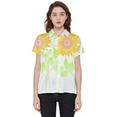 Flowers Art T- Shirtflower T- Shirt Short Sleeve Pocket Shirt by maxcute