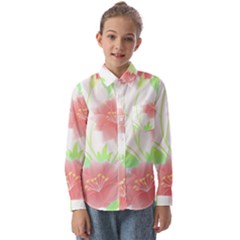 Flowers Art T- Shirtflowers T- Shirt (1) Kids  Long Sleeve Shirt by maxcute