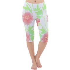 Flowers Art T- Shirtflowers T- Shirt (1) Lightweight Velour Cropped Yoga Leggings by maxcute