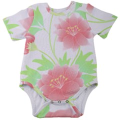 Flowers Art T- Shirtflowers T- Shirt (1) Baby Short Sleeve Bodysuit