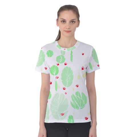 Flowers Art T- Shirtflowers T- Shirt (12) Women s Cotton Tee by maxcute