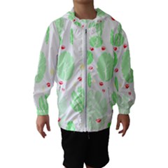 Flowers Art T- Shirtflowers T- Shirt (12) Kids  Hooded Windbreaker by maxcute