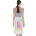 Flowers Art T- Shirtflowers T- Shirt (14) Midi Beach Skirt View2