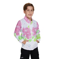 Flowers Art T- Shirtflowers T- Shirt (14) Kids  Windbreaker by maxcute