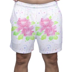 Flowers Art T- Shirtflowers T- Shirt (14) Men s Shorts