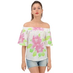 Flowers Art T- Shirtflowers T- Shirt (14) Off Shoulder Short Sleeve Top by maxcute