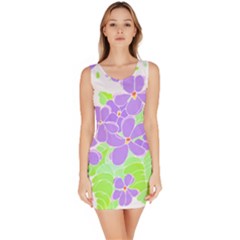 Flowers Art T- Shirtflowers T- Shirt (16) Bodycon Dress by maxcute