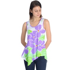 Flowers Art T- Shirtflowers T- Shirt (16) Sleeveless Tunic by maxcute