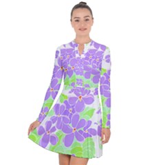 Flowers Art T- Shirtflowers T- Shirt (16) Long Sleeve Panel Dress by maxcute