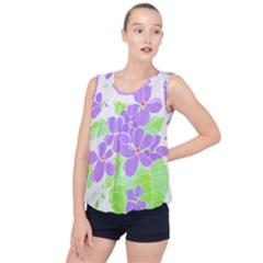 Flowers Art T- Shirtflowers T- Shirt (16) Bubble Hem Chiffon Tank Top by maxcute