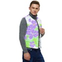 Flowers Art T- Shirtflowers T- Shirt (16) Men s Short Button Up Puffer Vest	 View2