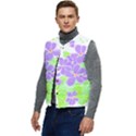 Flowers Art T- Shirtflowers T- Shirt (16) Men s Short Button Up Puffer Vest	 View3