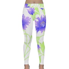 Flowers Art T- Shirtflowers T- Shirt (17) Classic Yoga Leggings by maxcute