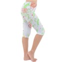 Flowers Art T- Shirtflowers T- Shirt (19) Lightweight Velour Cropped Yoga Leggings View3