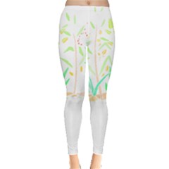 Flowers Art T- Shirtflowers T- Shirt (20) Leggings  by maxcute