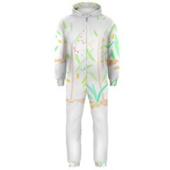 Flowers Art T- Shirtflowers T- Shirt (20) Hooded Jumpsuit (men) by maxcute