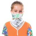 Flowers Art T- Shirtflowers T- Shirt (20) Face Covering Bandana (Kids) View1