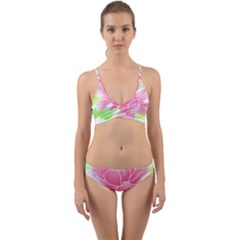 Flowers Art T- Shirtflowers T- Shirt (21) Wrap Around Bikini Set by maxcute