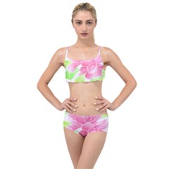 Flowers Art T- Shirtflowers T- Shirt (21) Layered Top Bikini Set by maxcute