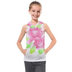 Flowers Art T- Shirtflowers T- Shirt (21) Kids  Sleeveless Hoodie by maxcute