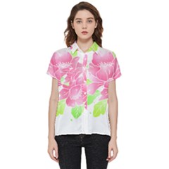 Flowers Art T- Shirtflowers T- Shirt (21) Short Sleeve Pocket Shirt by maxcute