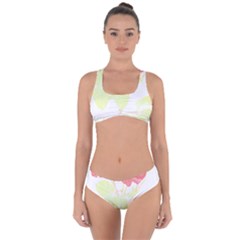 Flowers Art T- Shirtflowers T- Shirt (22) Criss Cross Bikini Set by maxcute