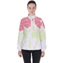 Flowers Art T- Shirtflowers T- Shirt (22) Women s High Neck Windbreaker View1