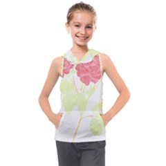 Flowers Art T- Shirtflowers T- Shirt (22) Kids  Sleeveless Hoodie by maxcute