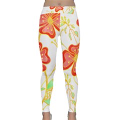 Flowers Art T- Shirtflowers T- Shirt (23) Classic Yoga Leggings by maxcute