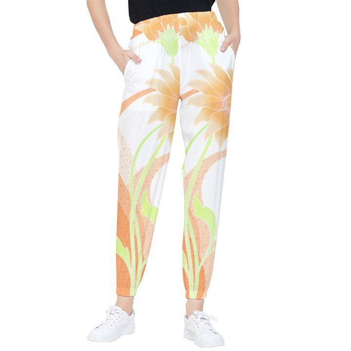 Flowers Art T- Shirtflowers T- Shirt (24) Tapered Pants